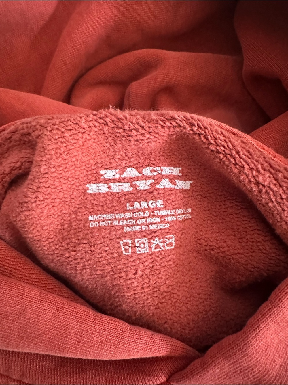 Official Zach Bryan Great American Bar Scene Hoodie Merch Large NWT - Picture 2 of 5